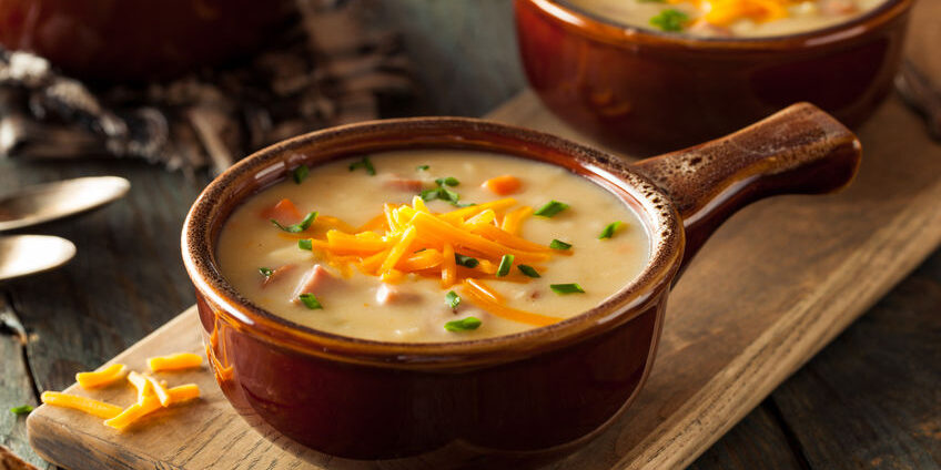 homemade beer cheese soup